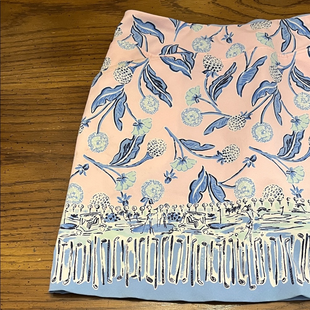 Lilly Pulitzer Luxletic‎ Monica Golf Skort Pink Tropics, size 4 - Picture 2 of 12